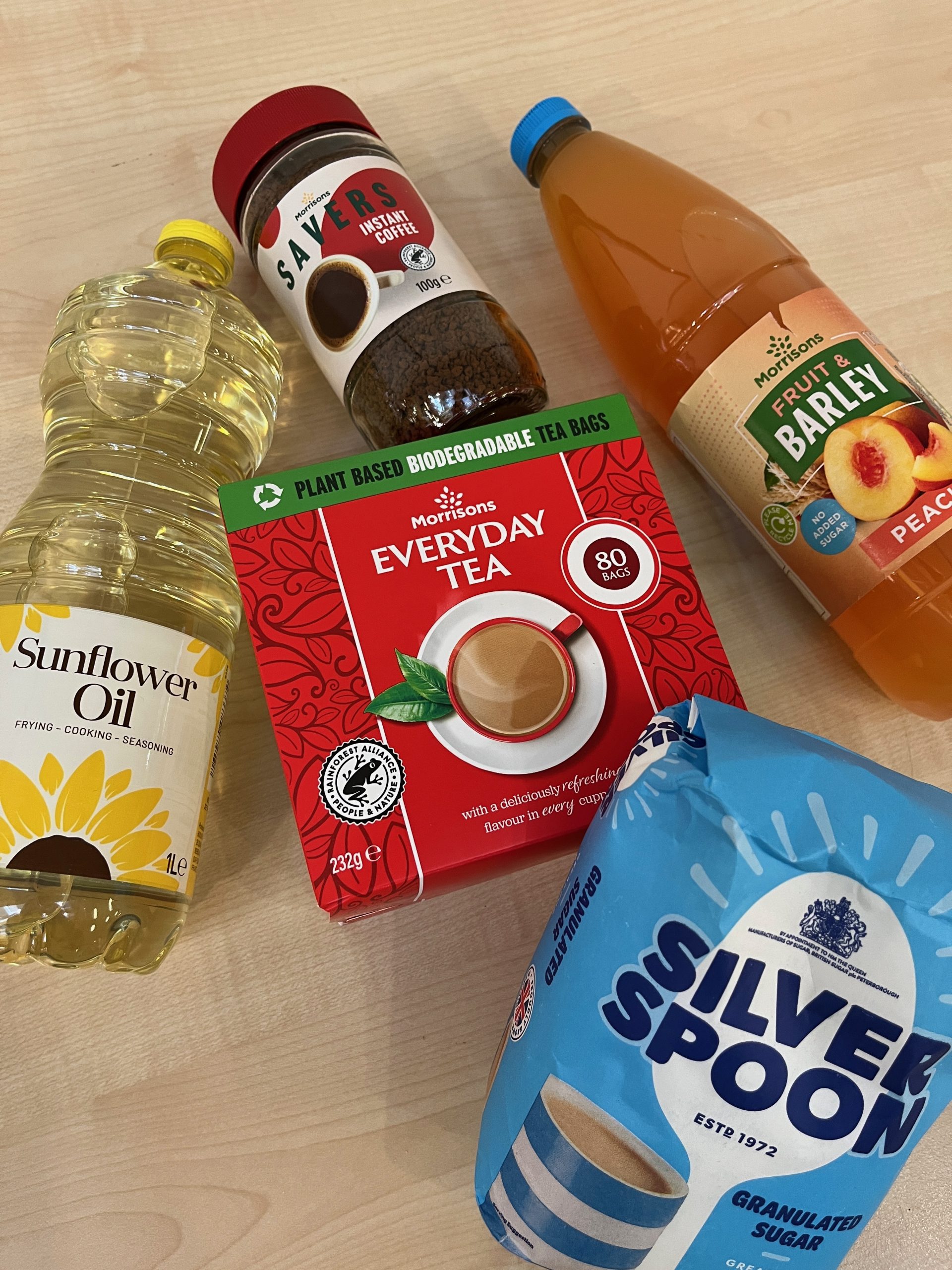 BFB Pantry items example