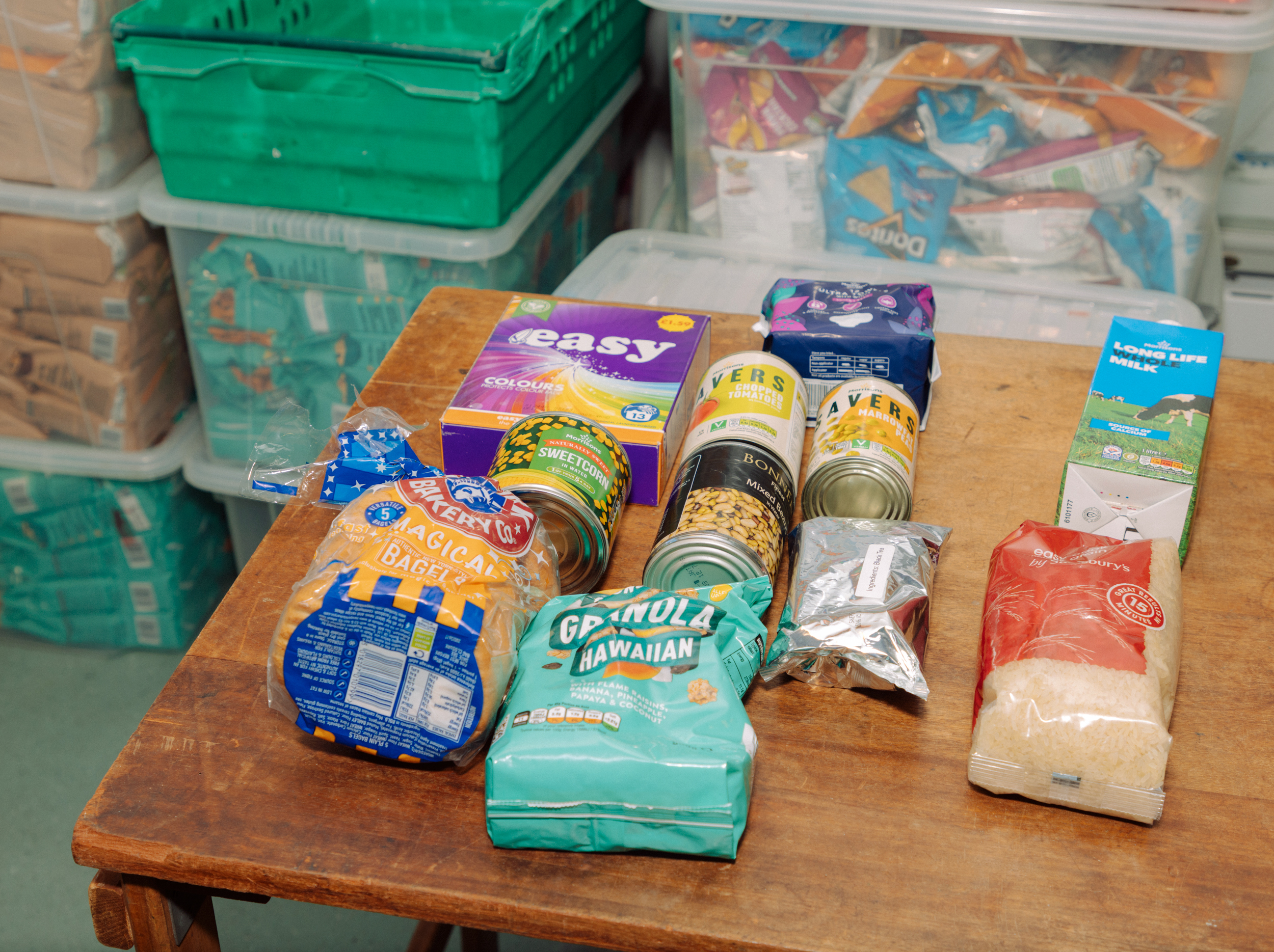 Foodbank shopping list Bow Foodbank East London